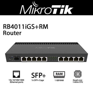🔀 Router hiệu Mikrotik RB4011 ( RB4011iGS+RM ) chính hãng