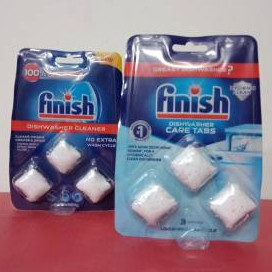 Viên vệ sinh máy rửa chén Finish - vỉ 3 viên