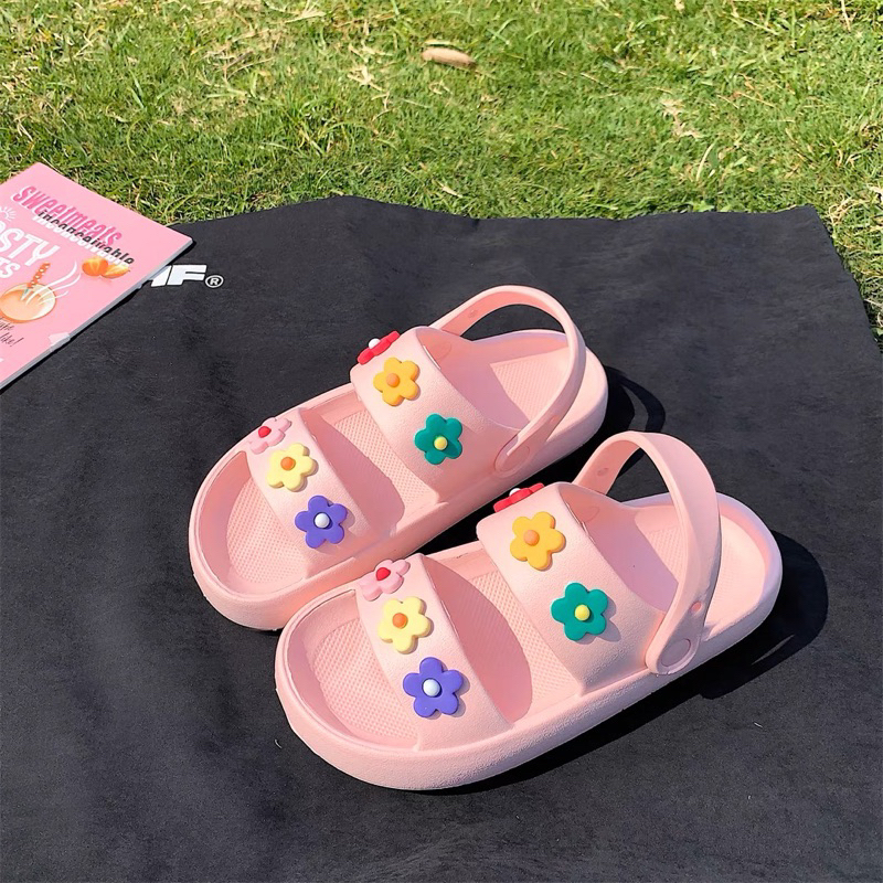DÉP SANDAL ĐÍNH HOA ULLZANG CUTE DSDDHUC