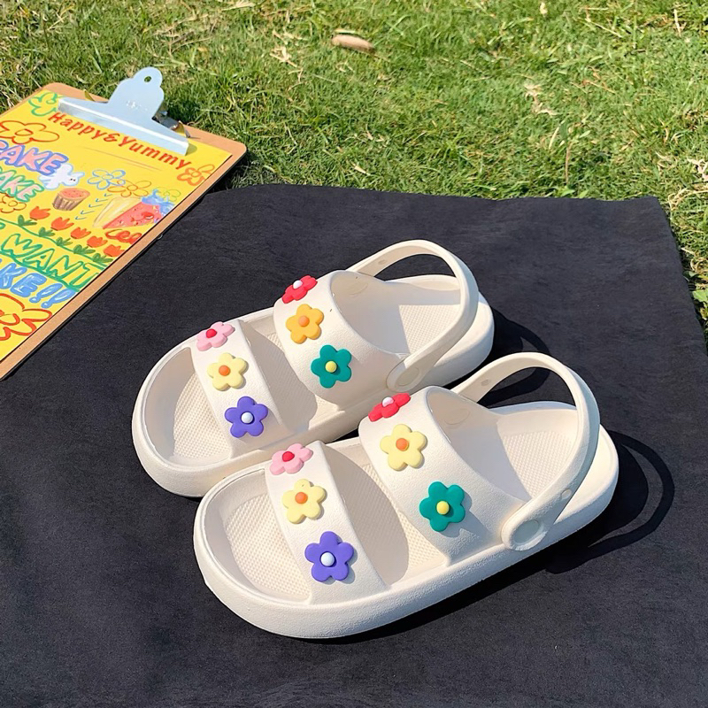 DÉP SANDAL ĐÍNH HOA ULLZANG CUTE DSDDHUC