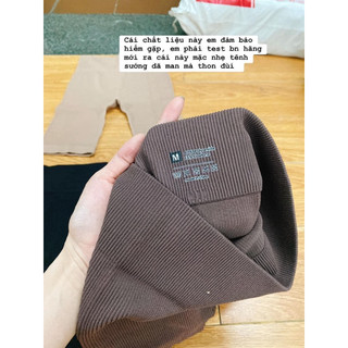 [Hàng order Shein] quần legging tăm đùi form nhỏ