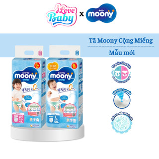 (Mẫu Mới) Tã Dán/Quần Moony Chính Hãng - Đủ Size Nb90/S84/M64/L54/XL44-M58/L44/XL38/XXL26