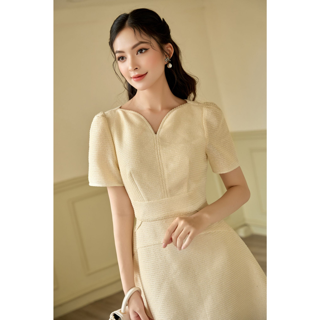 OLV - Đầm Valerie V Neck Dress