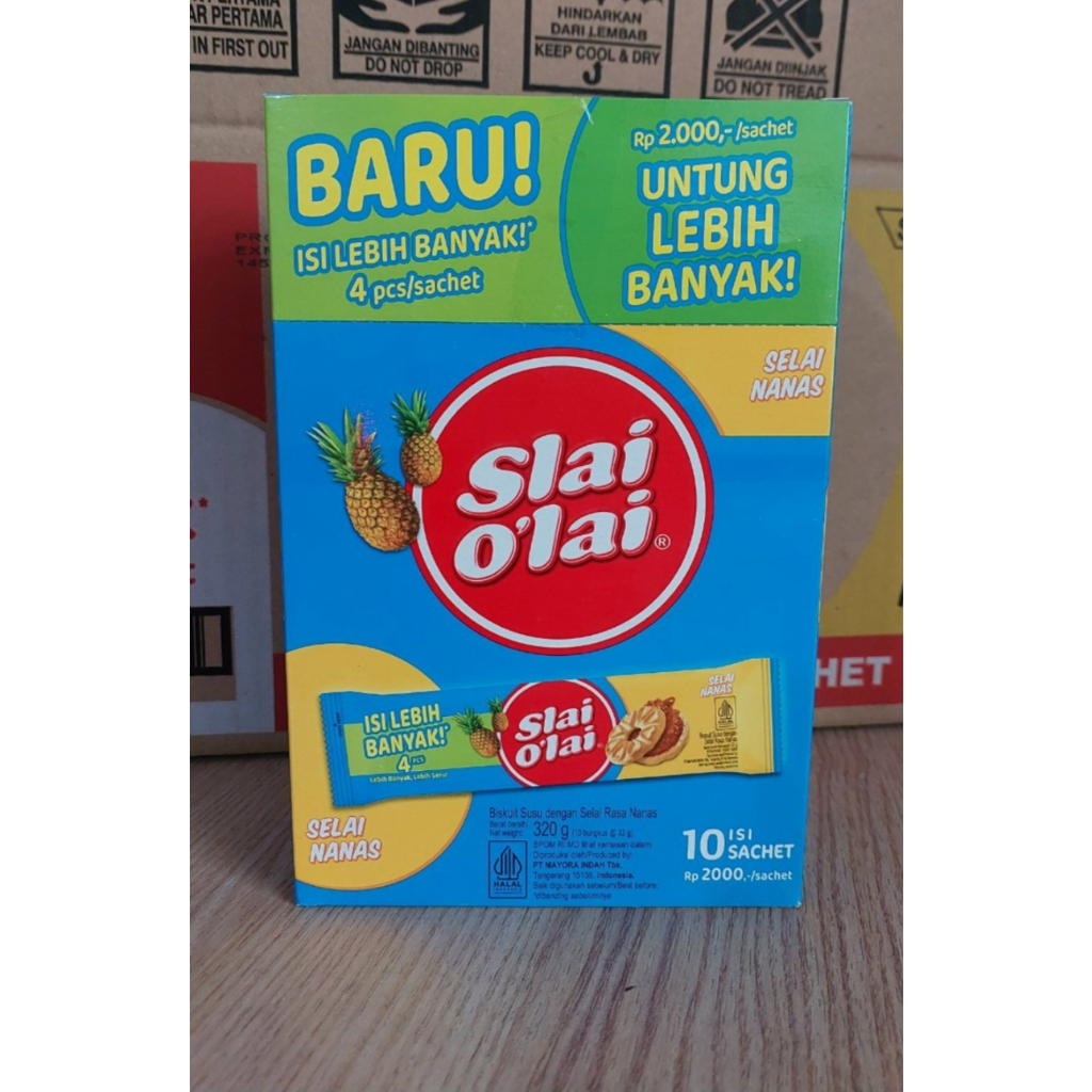 Bánh qui nhân mứt dứa Slai Oslai 320gr
