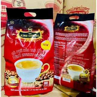 Cà phê sữa hoà tan 3 in 1 King Coffee (Bịch 88 gói)