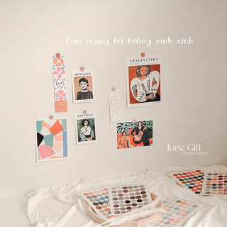 48 Miếng Dán Dot Hoạ Tiết Trang Trí Sổ
