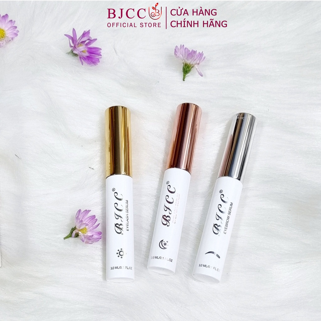Combo dưỡng mi BJCC ngày đêm ,dài dày tự nhiên không gây thâm mắt, phục hồi và ngăn ngừa rụng mi