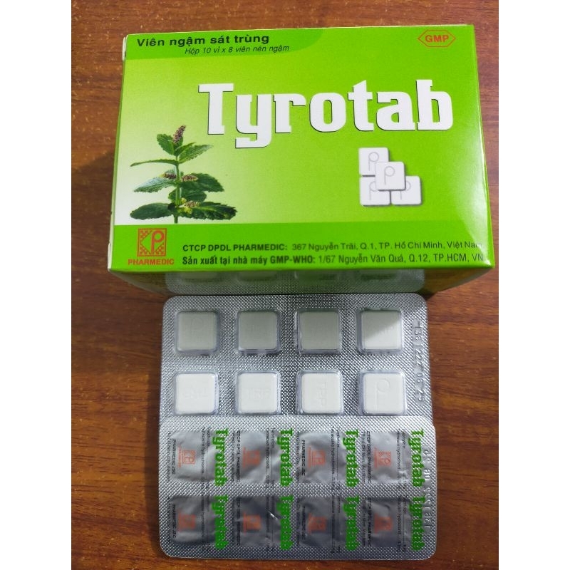Viên kẹo ngậm   Tyrotab.