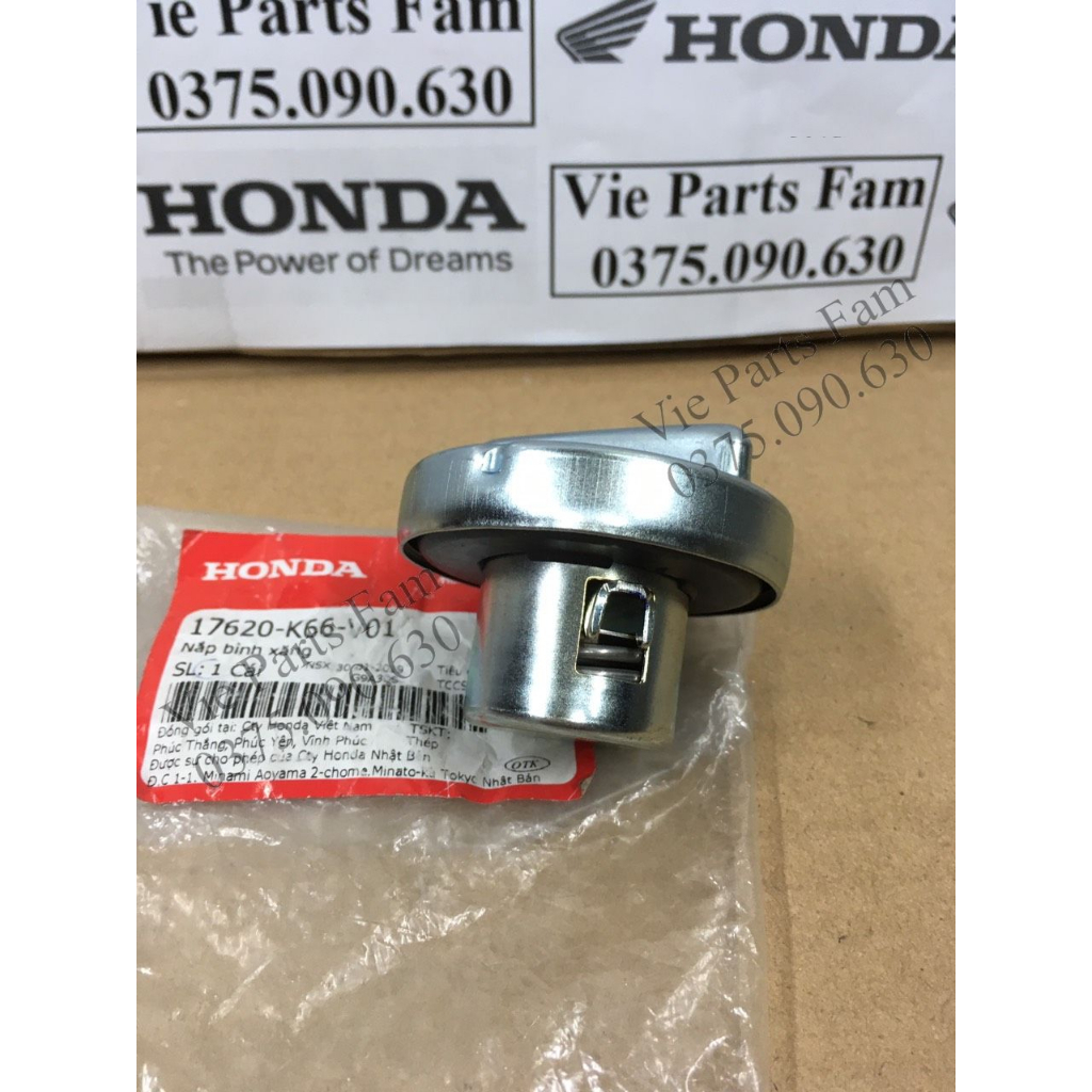 Nắp bình xăng SH 2020-2022, AB 125 2013-2018, Lead 125, hàng chính hãng Honda mới 100%