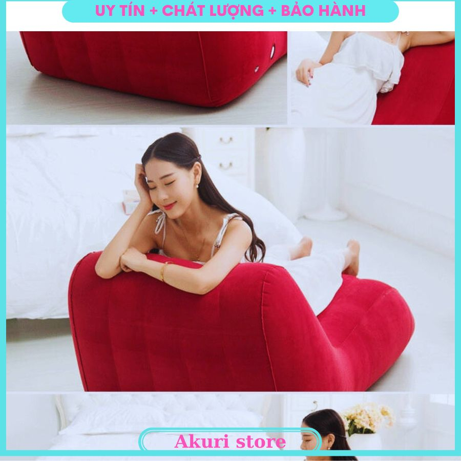 Ghế tình yêu bơm hơi , ghế sofa cao cấp gấp gọn tải trọng 200kg , có sẵn bơm VM279