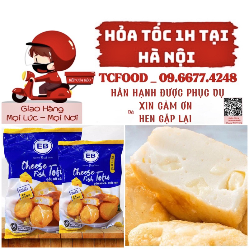 Đậu Hũ Phô Mai EB Gói 500g _ Chế Biến Được Nhiều Món Như Thả Lẩu, Nấu Mì, Chiên Rán Siêu Ngon _ TCFOODS