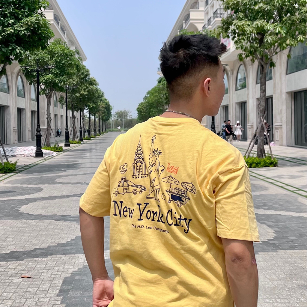 Áo Thun Nam Nữ Tay Lỡ over form LEE 100% Cotton Kiểu Dáng Trẻ Trung Thời Trang Hàn Quốc Nhiều Mẫu