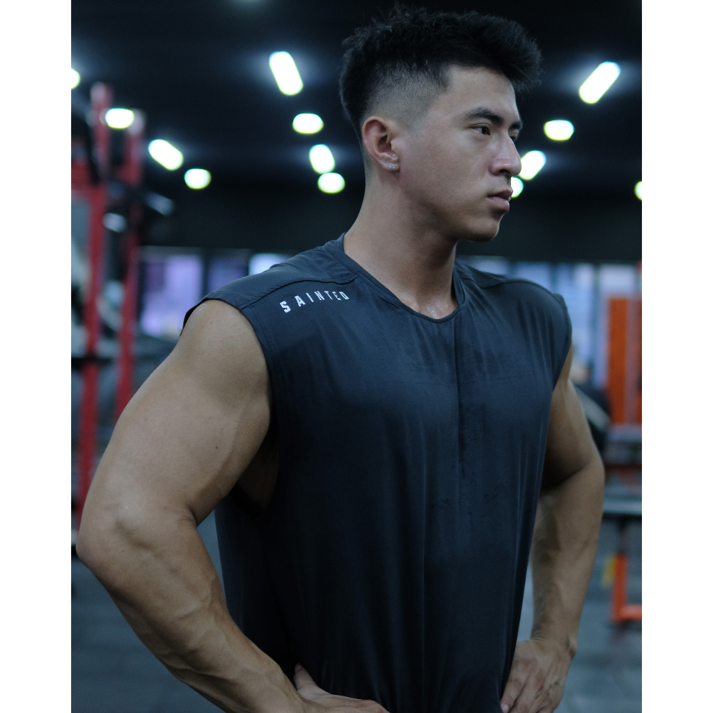 Áo ba lỗ thể thao Sainted Performance Cutoff thời trang, thoáng mát