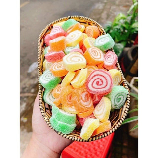 1kg kẹo dẻo xoắn ốc vị trái cây thái lan_tuanvietfood_đồ ăn vặt hà nội