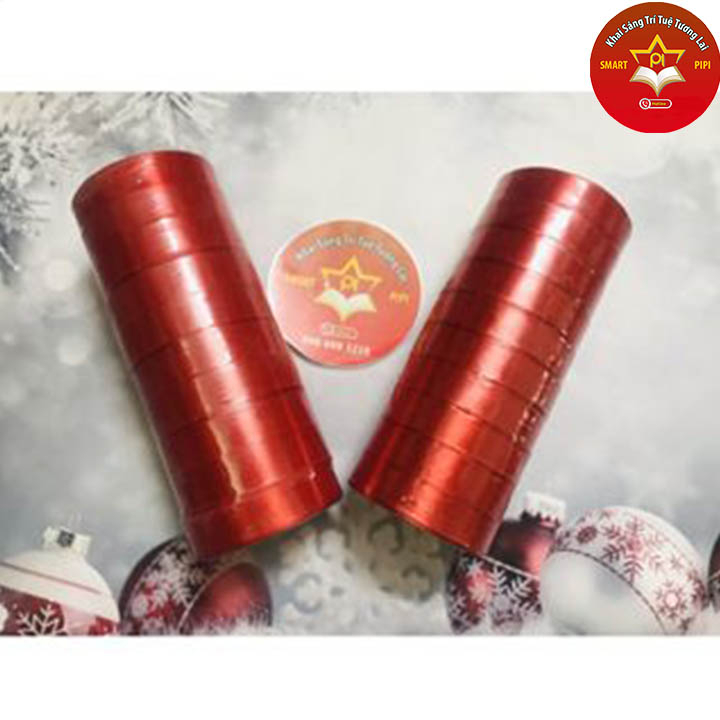 Ruy băng lụa chữ 2,5 cm , ruy băng vải cao cấp Loại 1 dày dặn bóng đẹp làm đồ handmade trang trí