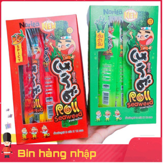 Rong biển cuộn Norita ăn liền thái lan hộp 12 gói