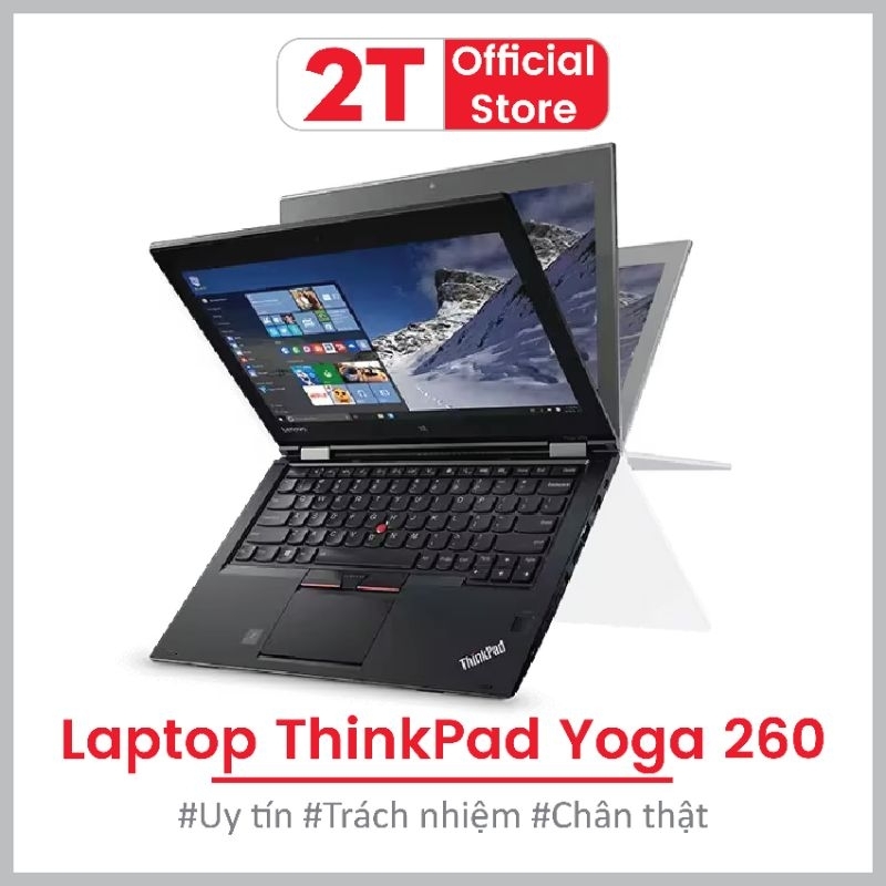 Laptop 2in1 Lenovo Yoga Thinkpad 260 ram 8GB ổ SSD 256GB chip intel Core i5-6300U kèm bút cảm ứng chuyên văn phòng