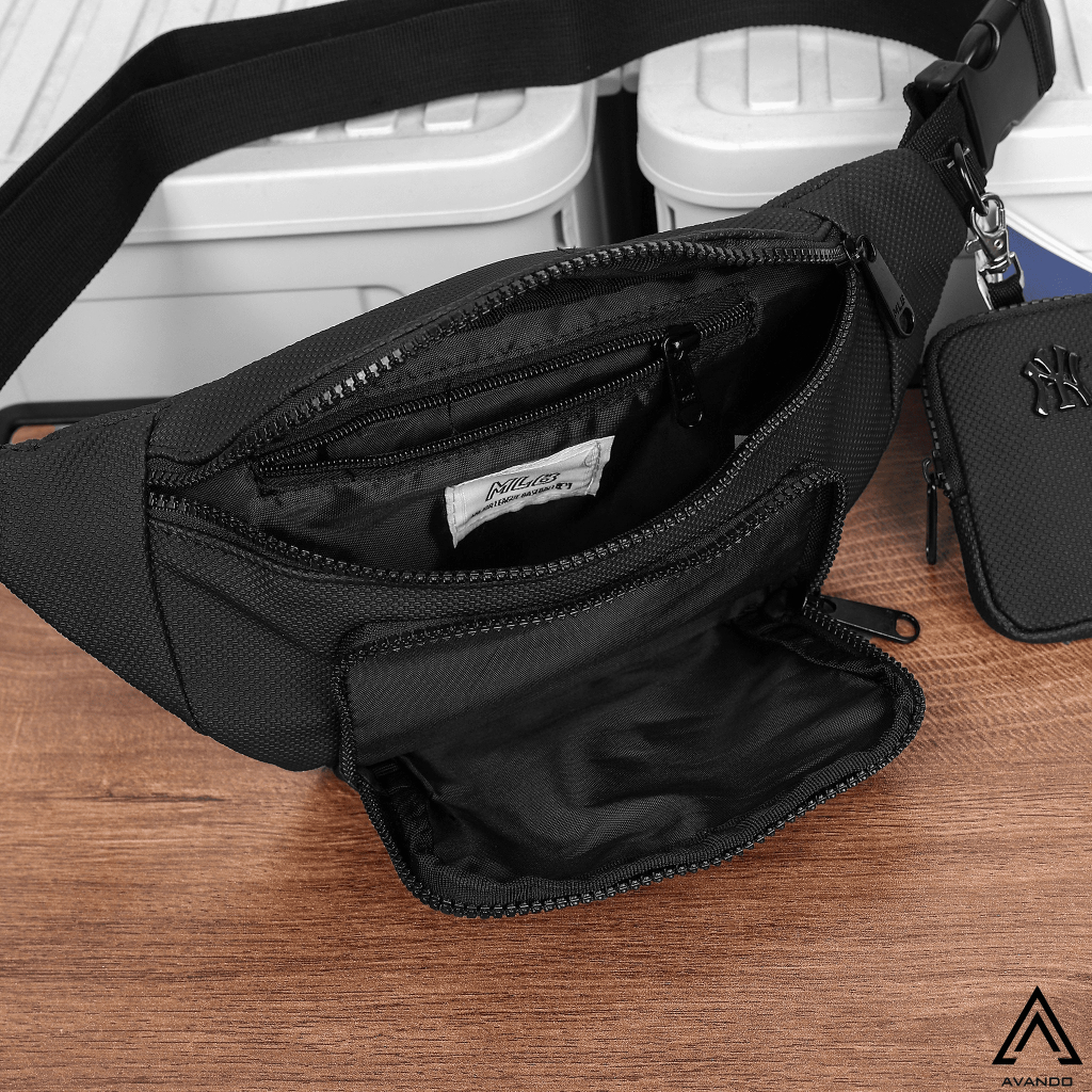 Túi Đeo Chéo /Túi bao tử CHÍNH HÃNG MLB, Full bao bì, Tem Tag, Chống nước nhẹ