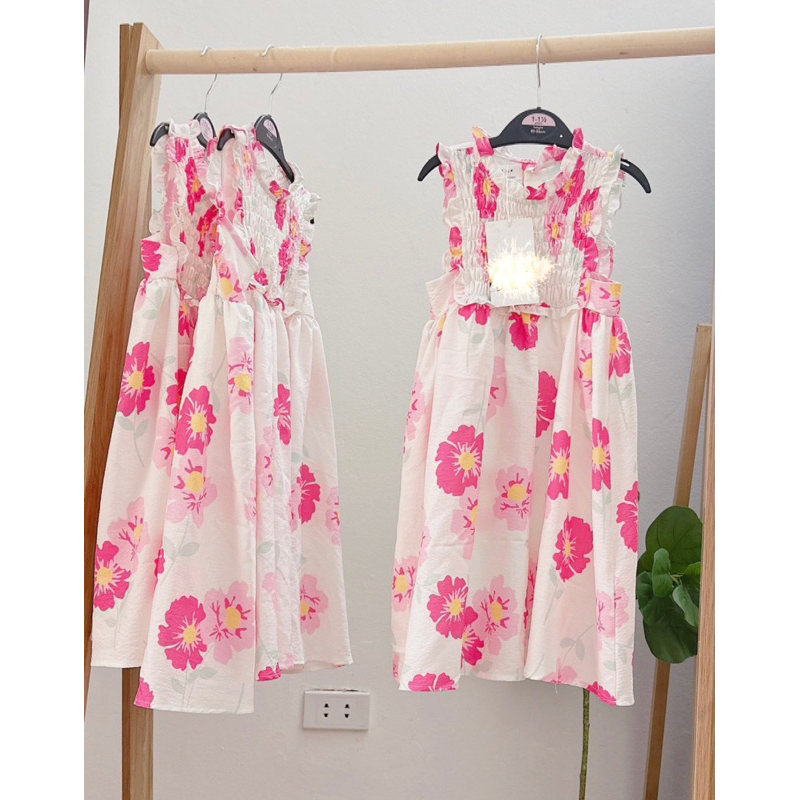 Váy hoa smock ngực siêu đẹp