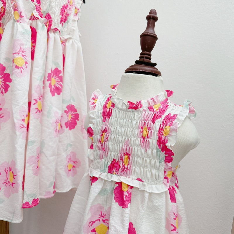 Váy hoa smock ngực siêu đẹp