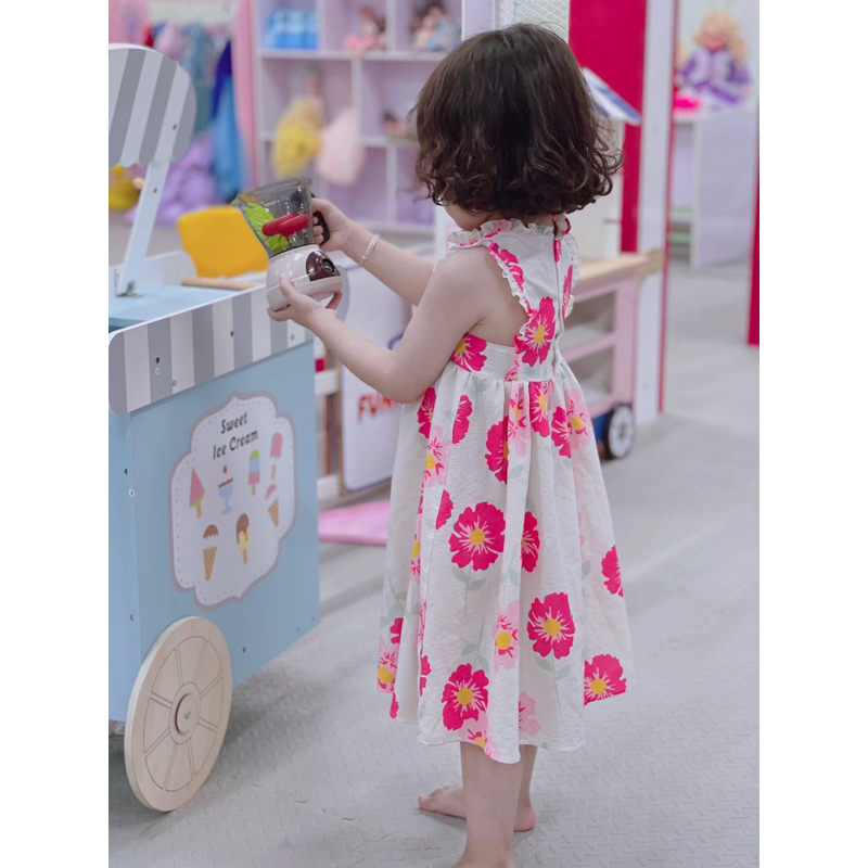 Váy hoa smock ngực siêu đẹp