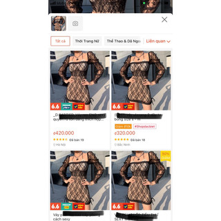 [Link đặt live] Đầm 2 dây lưới - Taobao QCCC L1