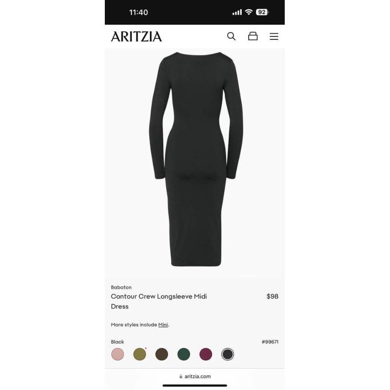 Đầm babaton size s, m xuất mỹ