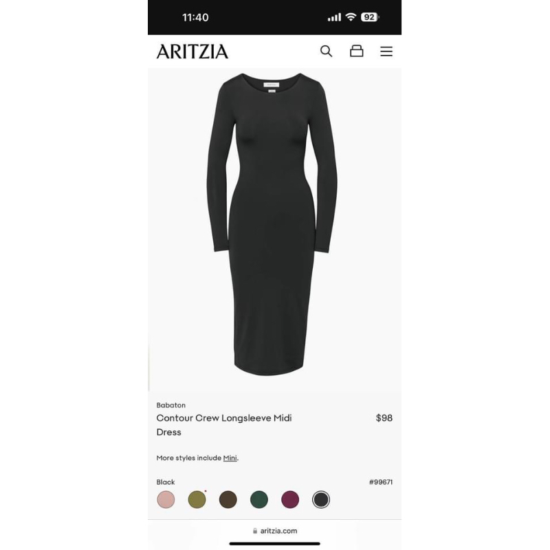 Đầm babaton size s, m xuất mỹ