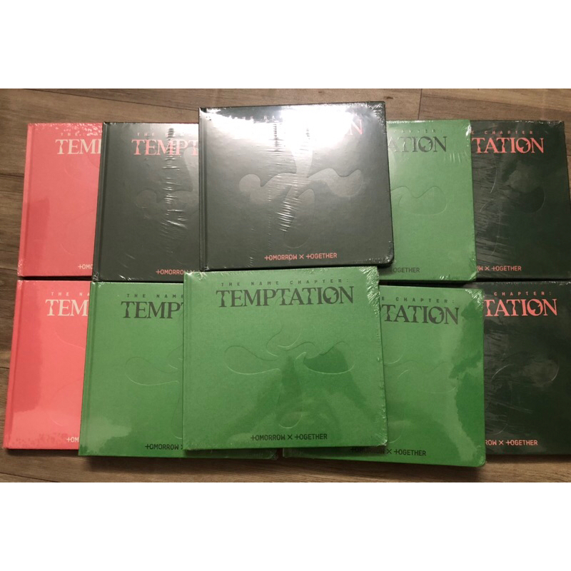 Album TXT TEMPTATION NGUYÊN SEAL VER PHOTOBOOK CHÍNH HÃNG