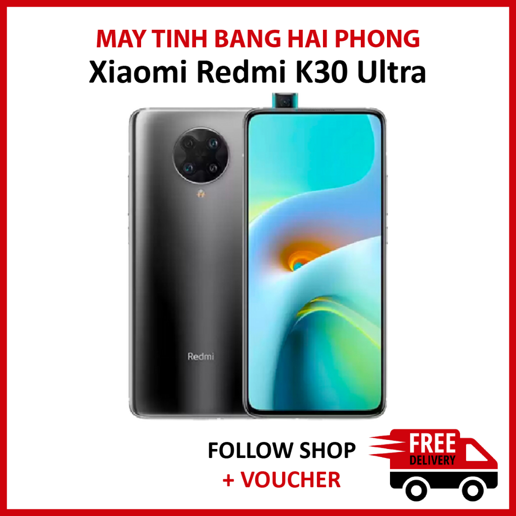 Điện thoại Xiaomi Redmi K30 Ultra ram 8/256GB tần số quét 120Hz chip Dimensity 1000+ chiến game mượt thiết kế cao cấp