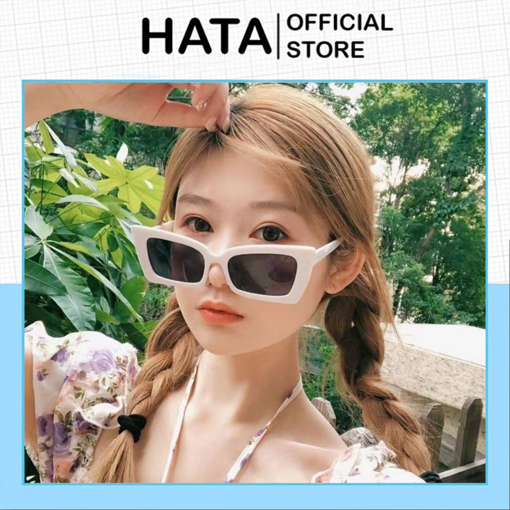 Mắt Kính Mát Nữ Form vuông Nữ Thời Trang Hot trend Teen Sang Chảnh - Hata24h