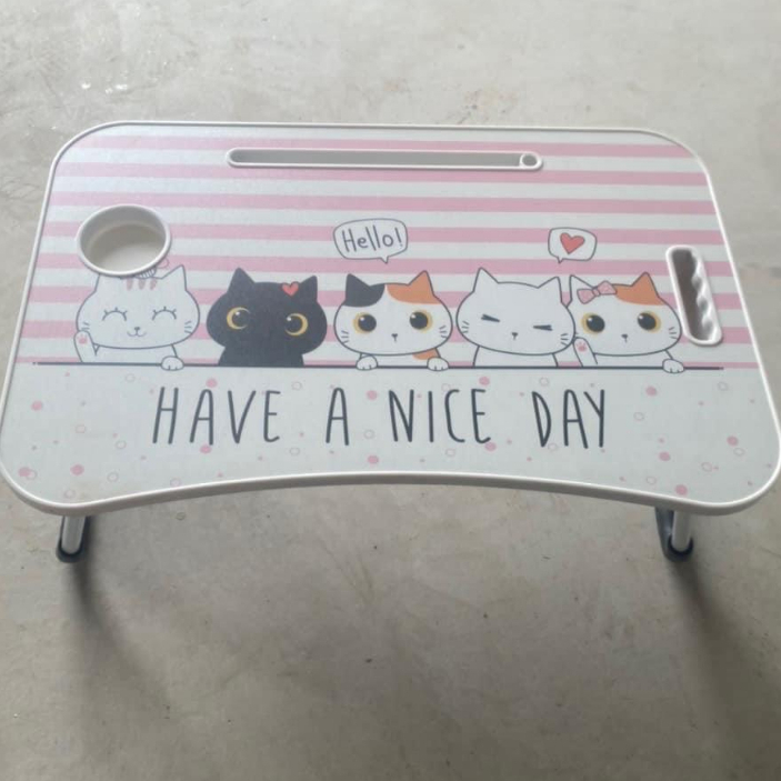 Bàn gấp gọn thông minh Có khay cắm iPad,có ngăn để bút