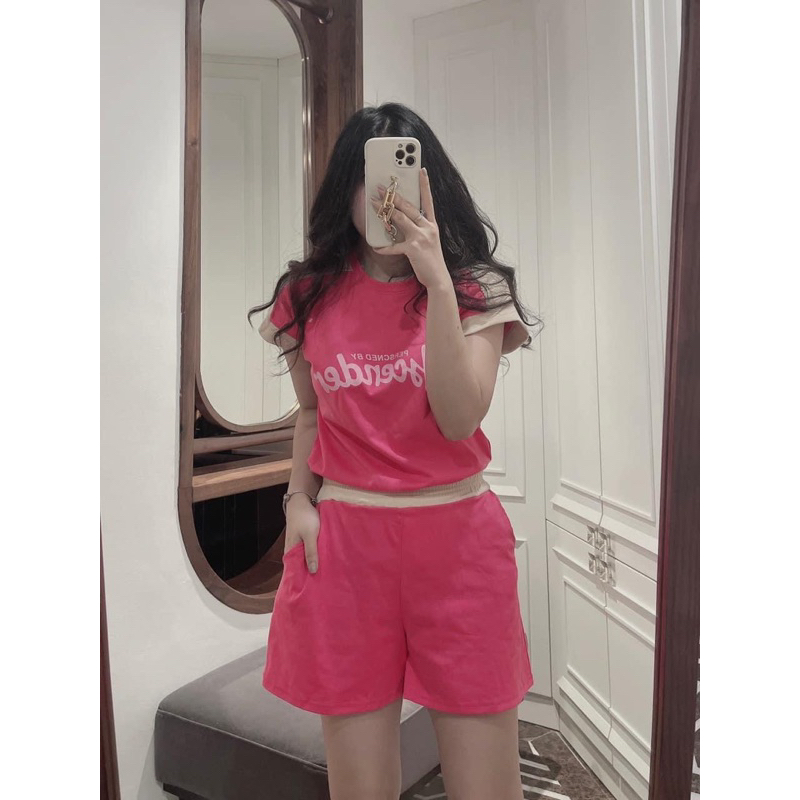 BỘ ĐÙI HỒNG CHỮ ACENDER CHO NỮ