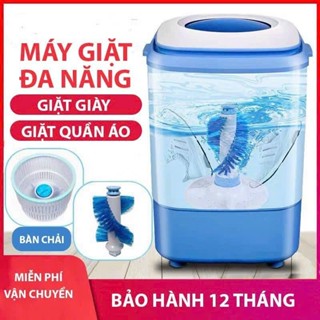 Máy giặt Mini đa năng giặt được cả giày và quần áo, vắt khô, khử khuẩn bằng công nghệ tia UV