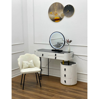 Bàn trang điểm gương Led cảm ứng YOLO MD1 sạc không dây | loa Bluetooth nhập khẩu cao cấp hiện đại