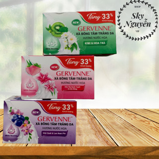 Cục xà bông gervenne 90g tặng 33%/ 120g.