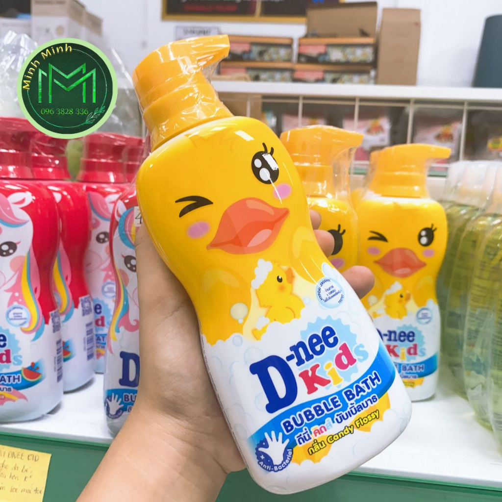 Sữa Tắm Gội Dnee Kid Cho Bé Hình Hoạt Hình Đáng Yêu  Thái Lan Vàng, Đỏ, Xanh 400ml