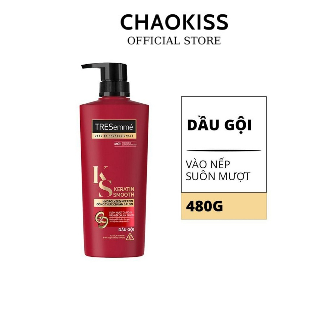 Dầu Gội TRESemmé Keratin Smooth Suôn Mượt  480G