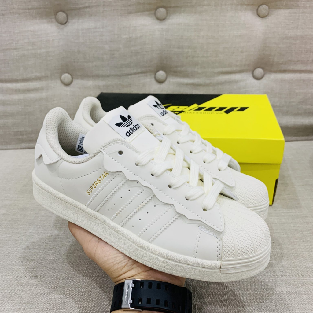 Giày_Adidas Superstar trắng mũi sò, Giày Das bản Like.Aut cao cấp nhất hàng full box mới 100% | BigBuy360 - bigbuy360.vn