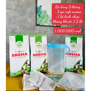 Bộ thải độc cafe bình nhựa kháng khuẩn