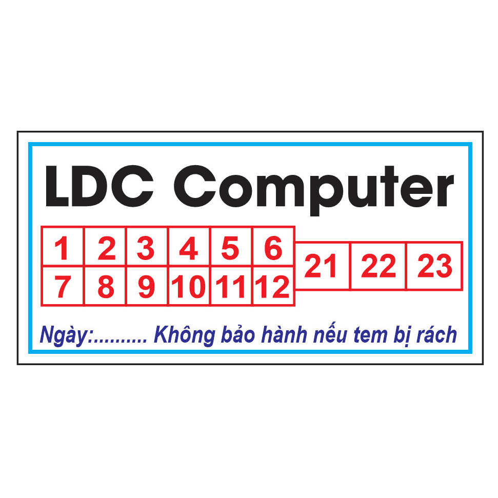 In tem vỡ bảo hành kt 1x2cm - 100đ/1 tem - 1000 tem giá 100.000đ