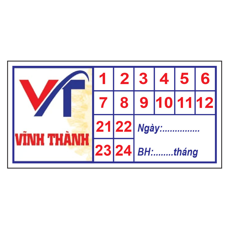 In tem vỡ bảo hành kt 1x2cm - 100đ/1 tem - 1000 tem giá 100.000đ