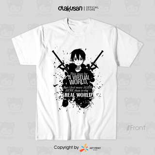 Áo thun Sword Art Online SAO Kirito World ngắn tay