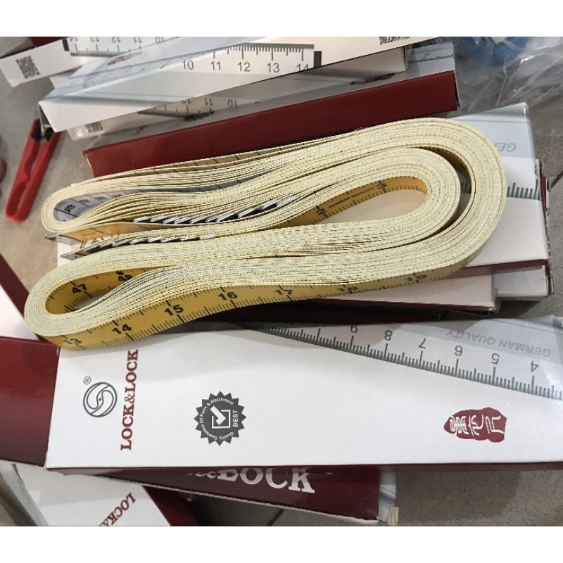 Thước móc khóa nghành may 150cm - thước rút dây