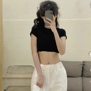 Áo Croptop Trơn Form Ôm Basic - CR131