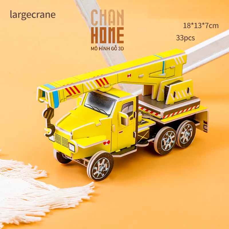 Mô hình lắp ráp giấy 3D bộ đồ chơi DIY lắp ghép mô hình phương tiện xe cộ bằng giấy cực đẹp và độc đáo