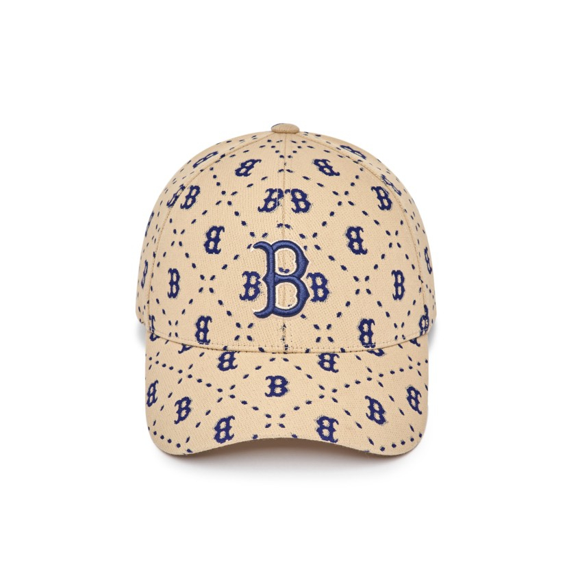 Mũ MLB dáng lưỡi trai hoạ tiết monogram dành cho cả nam và nữ phong cách Hàn Quốc - Hùng Nón Hiệu