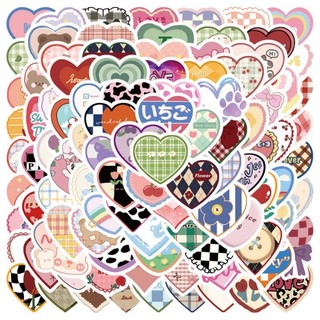 Set 100 hình dán sticker chống nước dán sổ tay , bình nước M29