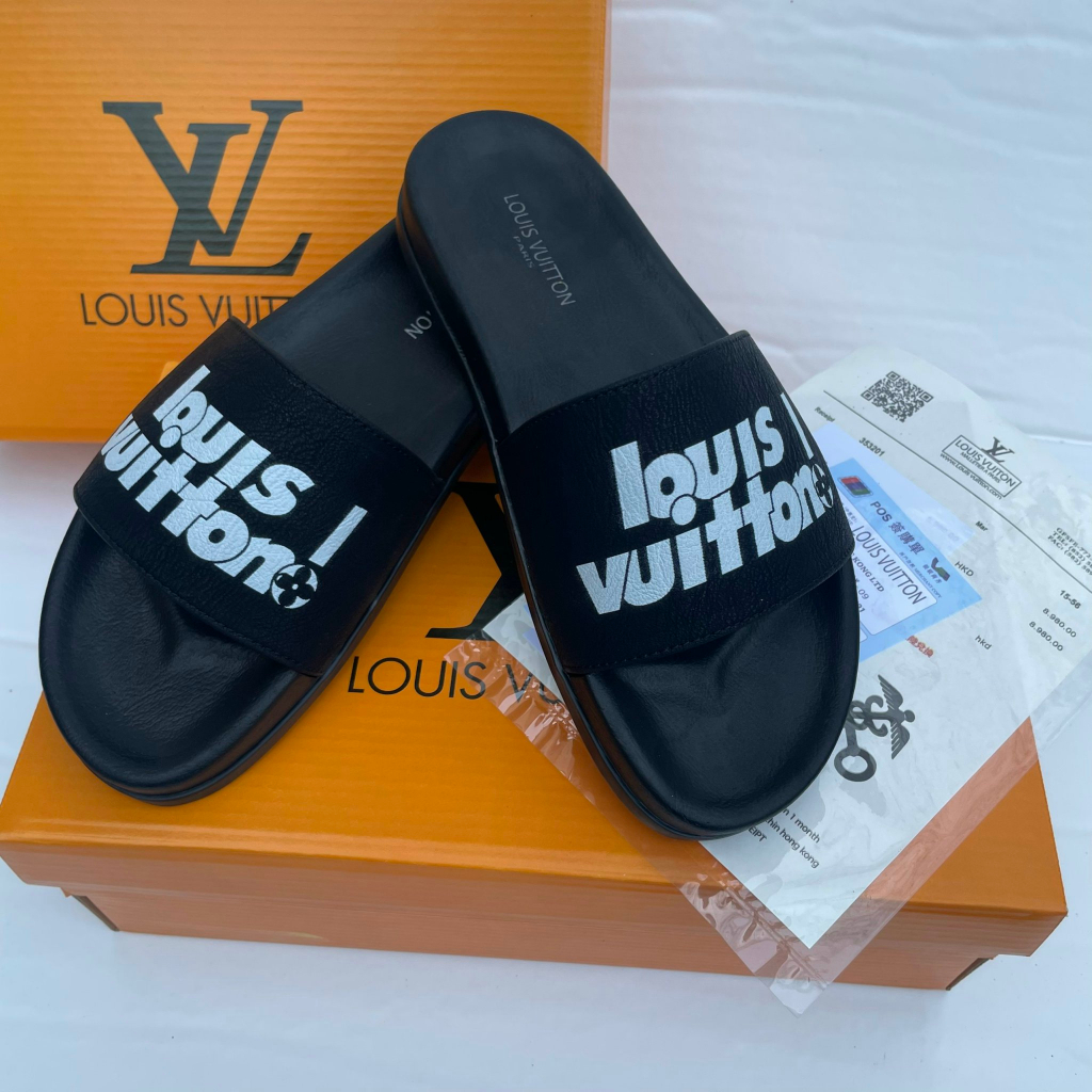 DÉP NAM L.V LOUIS.VUITTON QUAI NGANG DA BÒ 100% FULL BILL BOX | BigBuy360 - bigbuy360.vn