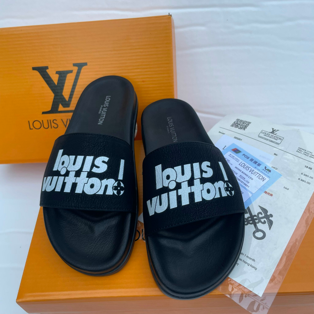 DÉP NAM L.V LOUIS.VUITTON QUAI NGANG DA BÒ 100% FULL BILL BOX | BigBuy360 - bigbuy360.vn